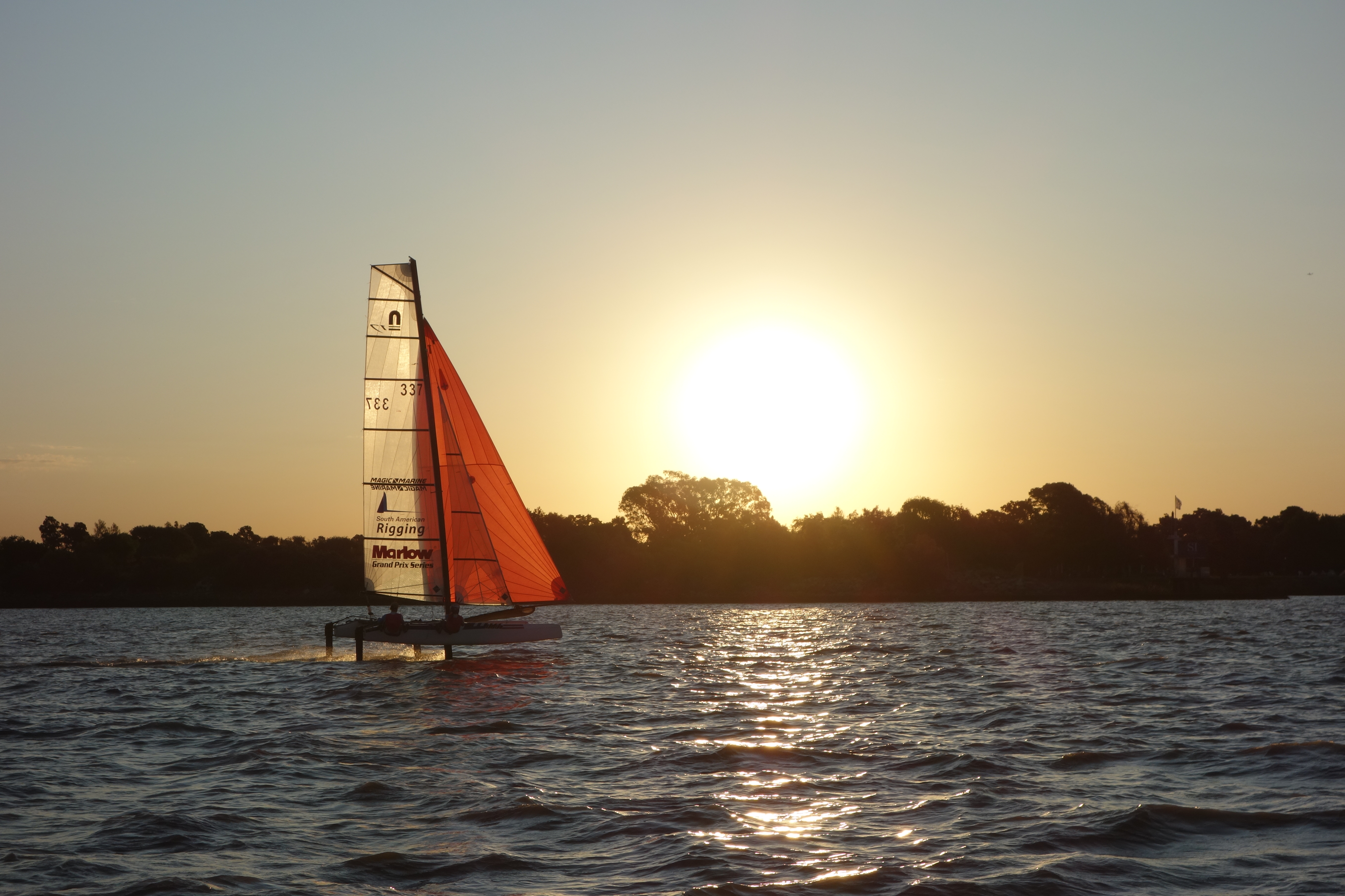 Olympic sailing coach Fede García Nacra 17 training - Olympic campaigns